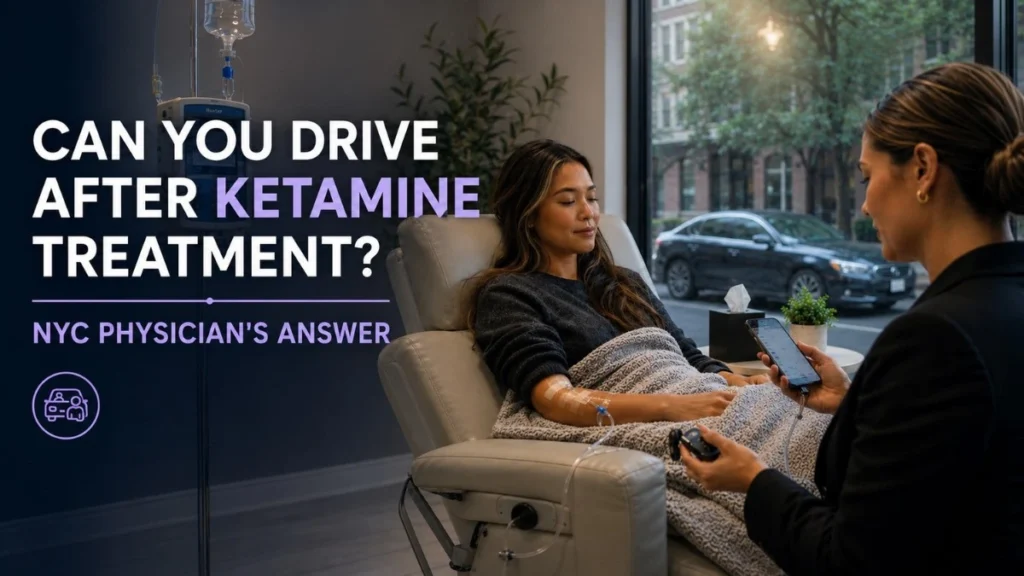can you drive after ketamine treatment