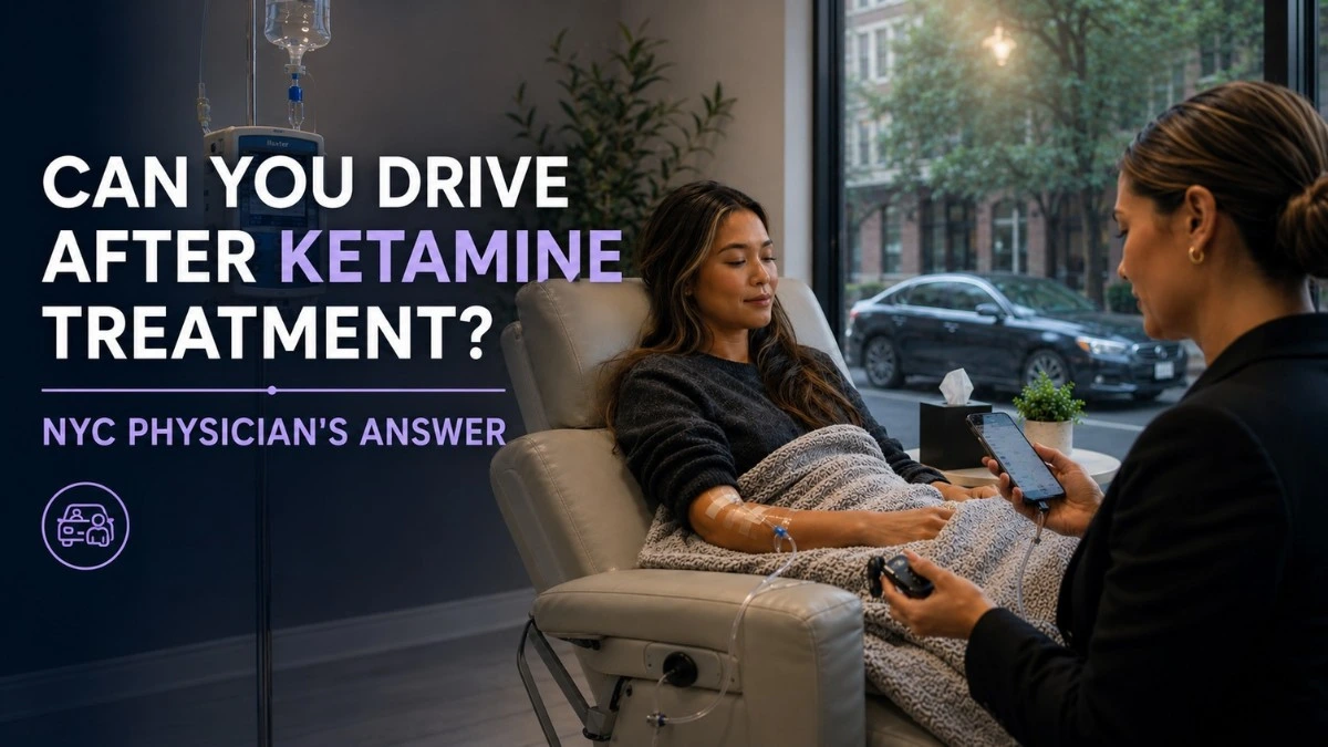 can you drive after ketamine treatment